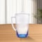Homeroots 2.75 Quart Clear and Blue Acrylic Pitcher 523325 - alternate 2