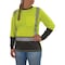 Ergodyne S Lime Class 2 Hi-Vis Long Sleeve Shirt Womens 8278BK - alternate 1