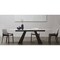 Homeroots 94" Gray and Black Ceramic and Steel Dining Table 654237 - alternate 8