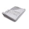 Homeroots 50" X 60" Gray and White Woven Cotton Ombre Throw Blanket with Fringe 516581 - alternate 1