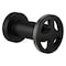 Brizo Litze Sensori Volume Control Trim With Wheel Handle Matte Black/Luxe Steel T66635-BLSL - alternate 2