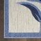 Homeroots 8' Blue And Gray Floral Indoor Outdoor Runner Rug 545015 - alternate 7