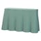 Bali & Pari Palm Bohemian Seafoam Green Scallop Rattan Console Table 252-14103-ZORO - alternate 1
