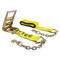 Mytee Products 4inx40ft Ratchet Strap with Chain Anchor 5,400 Lbs WLL Tie Down Cargo Truck Straps RS440CA - alternate 1