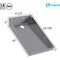 Amgood Stainless Steel Printer Tray. 10 in x 6-1/2 in. x 2 in., 18-Gauge 430 Stainless Steel AMG WS-PRINTER-TRAY-Z - alternate 3