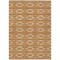 Homeroots 8' X 10' Copper And Ivory Geometric Washable Indoor Outdoor Area Rug 599655 - alternate 3