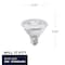 Bulbrite 75-Watt Equivalent Dimmable Flood PAR30SN Medium E26 LED Light Bulb, 2700K, 6PK 861725 - alternate 2
