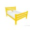 Homeroots Yellow Solid Wood Queen Bed Frame 548160 - alternate 6