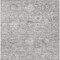 Homeroots 10' X 14' Gray And Silver Damask Washable Indoor Outdoor Area Rug 603508 - alternate 5