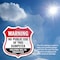 Signmission Dumpster Shield Sign Warning No Public U, 4 inch X 4 inch, Vinyl Decal, 2PK SHI-D-2PACK-4-379 - alternate 4