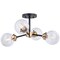 Vaxcel Orbit 20-in W Bronze Gold Industrial Sputnik Semi Flush Mount Ceiling Light Clear Glass C0194 - alternate 1