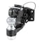 Curt Ball and Pintle Combination, 10,000 lb, 16,000 lb Working Load, Powder-Coated, 2 in Dia Eye, Steel 48190 - alternate 1