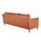 Homeroots Brown Faux Leather Modern Modular Sofa 473324 - alternate 3