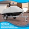 Pyle Heavy Duty Jetski Storage Cover - 118 in to 126 in Marine Grade, Waterproof, Air Vents, Elastic Cord PCVJS12 - alternate 5
