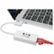 Tripp Lite USB C to Gigabit Adapter Converter USB 3.1 Right-Angle White 6in U436-06N-GBW-RA - alternate 4