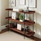 Flash Furniture 3 Shelf 35"H Rustic Wood Grain Finish Display Unit JN-2542B3-GG - alternate 1