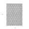 Homeroots 3' X 5' Silver And Gray Geometric Washable Indoor Outdoor Area Rug 595769 - alternate 7