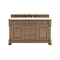 James Martin Vanities Brookfield 60 in. Single Vanity, Pecan, w/ 3 CM White Zeus Silestone  Top 547-V60S-PCN-3WZ - alternate 1