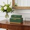 Homeroots Set of Two Green And Gold Striped Nesting Storage Boxes With Lids, 2PK 712924 - alternate 6
