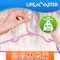 Lifemaster Plastic Kids Clothes Hanger, Children Clothes Hanger with Shoulder Notch, 11.6 Inch Space-Saving LMPKH10PK - alternate 4