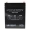 Zoro Select Sealed Lead Acid Battery, 12VDC, 3.90" H D5700 - alternate 3