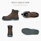 Handpoint Mens 6 in Soft Toe Work Boots-EH Rated, Slip Resistant, Puncture Resistant, Water Resistant, 9.5 80N02-D-9.5 - alternate 6
