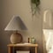Jonathan Y Aksel 17.25" Coastal Scandinavian Resin/Iron Sphere LED Table Lamp w/Pleated Shade and Pull Chain, Br JYL1145A - alternate 6