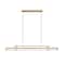 Z-Lite Benoit Modern Gold 1 Light Linear Chandelier 1959-54L-MGLD-LED - alternate 3