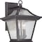 Homeroots XL Matte Black Birdhouse Shape Outdoor Wall Light 398368 - alternate 2