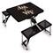Picnic Time Family Of Brands Wake Forest Demon Deacons - Picnic Table Portable Folding Table, Black 811-00-175-614-0 - alternate 1