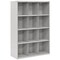 Sandusky Lee Adjustable Open Bin Cubbie Cabinet, 46 in W x 18 in D x 66 in H, 12 Compartments, Gray, Wood IC00461866-05 - alternate 1