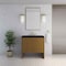 James Martin Vanities Hudson 36" Single Vanity, Honey Oak w/ 3 CM Phantome Eclos Top 435-V36-HNO-3PHT - alternate 4
