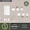 Vaxcel Huntley 3 Light Satin Nickel Farmhouse Schoolhouse Bathroom Vanity Fixture W0171 - alternate 7