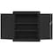 Sandusky Lee Medium Duty Welded Steel Counter-Height Storage Cabinet, 36x24x36, Black CA21362436-09 - alternate 4
