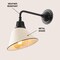 Jonathan Y Croydon 9.63" 1-Light Farmhouse Industrial Iron LED Gooseneck Arm Outdoor Sconce, Matte Almond JYL7612J - alternate 5