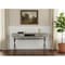 Homeroots 47" Gray and Black Computer Desk With Two Drawers 333545 - alternate 3