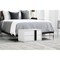 Homeroots 18" White Two Drawers Nightstand 370749 - alternate 5