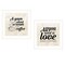Homeroots Set Of Two All You Need is Coffee 1 White Framed Print Wall Art, 2PK 406164 - alternate 1