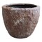 Homeroots Set of Three 21in Brown Stone Indoor Outdoor Round Pot Planter 274805 - alternate 4
