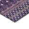 Homeroots 8' Purple Pink And Yellow Round Tribal Washable Indoor Outdoor Area Rug 582586 - alternate 4