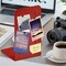 Acrimet Steel Metal Bookends for Shelves, Heavy Duty, for Large books, Red, 2PK 292.8 - alternate 4