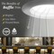Nuwatt 6 Inch 2 Hour Baffle Trim Fire Rated Recessed Lighting Canless LED Lights 2700K-5000K, 1200LM, 6PK NW-PB-DL-6-15W-5CT-FR-WH-6P - alternate 6