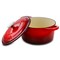 Crock-Pot Artisan 3 Quart Enameled Cast Iron Casserole with Lid in Gradient Red 94232.02 - alternate 3