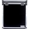 Deejay Led Fly Drive Case 10u Space Slant Mixer Rack / 10 u Space Vertical Rack System with Full AC Door TBHM10U - alternate 2