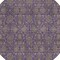Homeroots 8' Purple Beige And Taupe Round Floral Washable Indoor Outdoor Area Rug 582304 - alternate 4