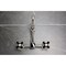 Kingston Brass Two-Handle Wall Mount Bridge Kitchen Faucet, Polished Nickel KS1246PKX - alternate 4