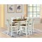 Whitewood Industries Rectangular Extension Dining Table W/ 6 Counter Height Stools, 36 in W, 30.1 in L, 48 in H, 7 K79-36RXT-27-S102-6 - alternate 3
