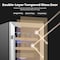 Yeego Dual Zone 15 in. 28-Bottles Wine Cooler YG-WD15R-23 - alternate 6
