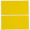 Brady Harsh Environment Multi-Purpose Polyester Labels for 3 in. Core Printers - 2 in. x 4 in. Yellow THT-55-423-1-YL - alternate 2