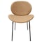 Leisuremod Servos Dining Side Chair, Upholstered Faux Leather Seat and Powder Coated Iron Frame, Sand Brown SCBL-22LBR - alternate 7